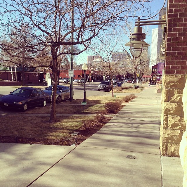 Gorgeous spring day in Denver.