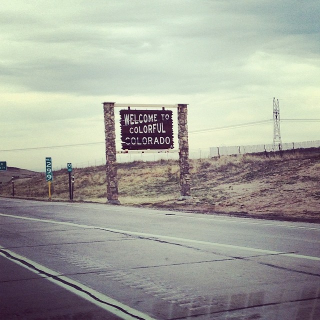 Colorado isn't so colorful this morning.