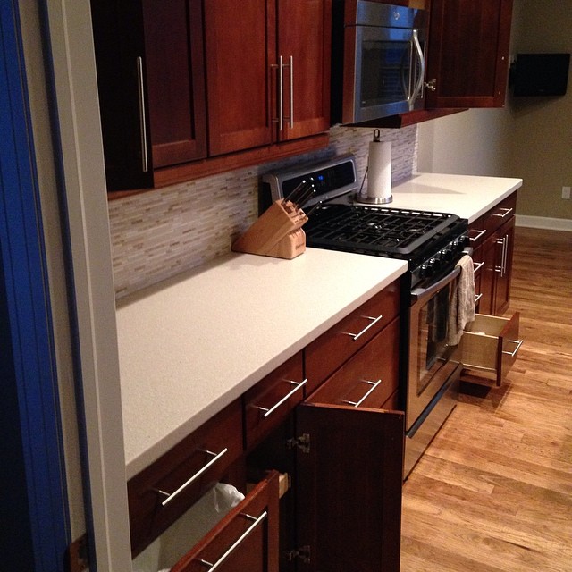 Came home to 5 cabinets/drawers opened. Poltergeist or new roommate's cat? :)