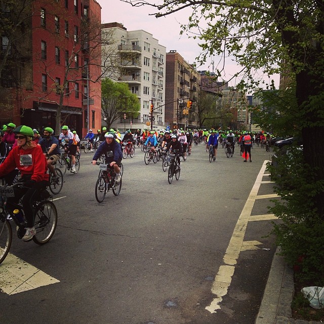 Five boro bike ride is causing me problems.
