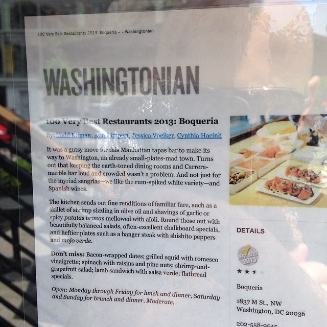 We always love lunch with our client Washingtonian. They pick the restaurant because they are definitive source for good eats in DC.