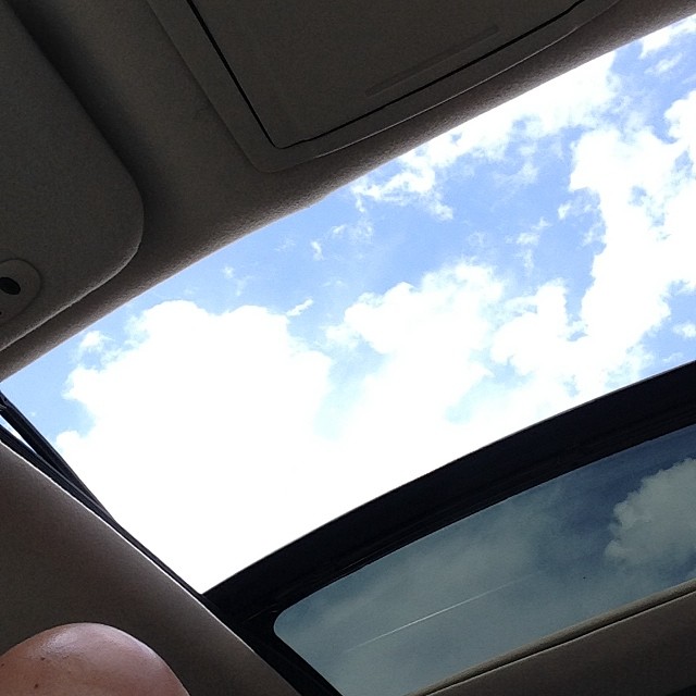 You were there when the skies broke wide, wide open.
