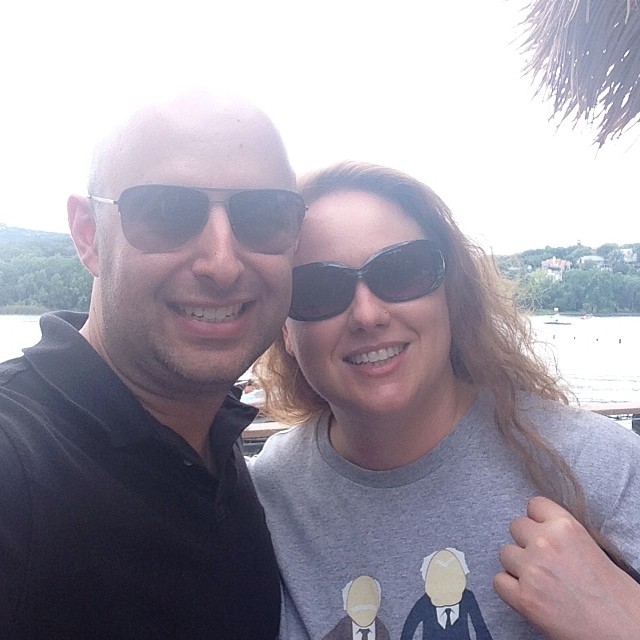 Hazy Lake Austin selfie with the one and only Tonya.