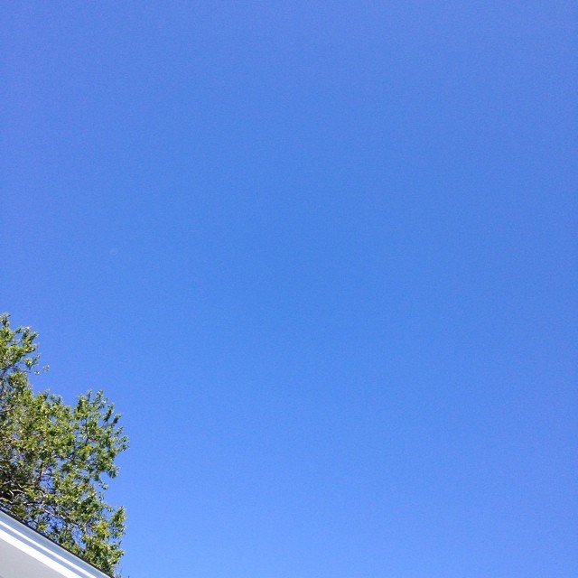 No clouds. No filter.