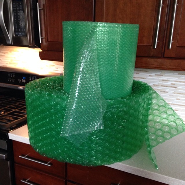 I bought too much. Who wants to challenge me in bubble wrap sumo wrestling?