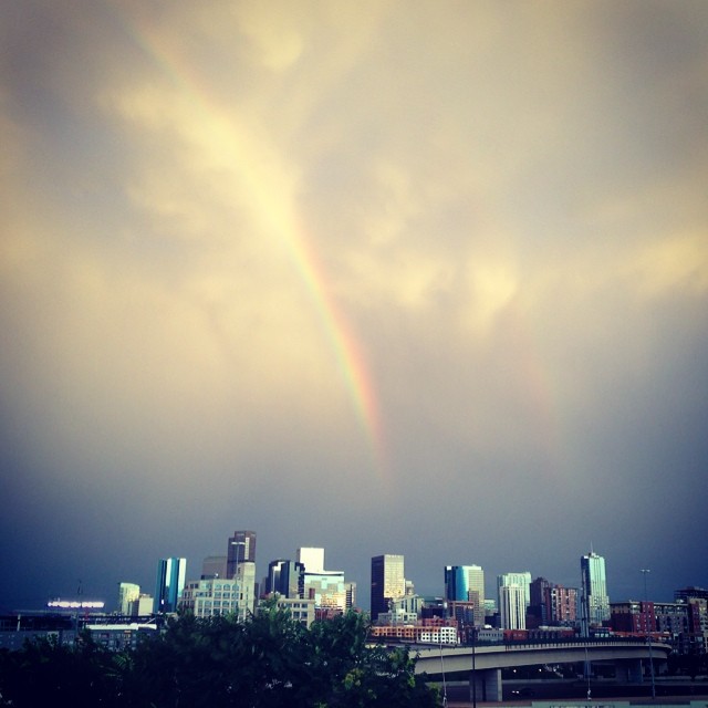 Rainbow over Denver
