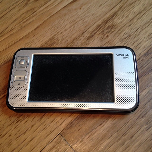 Look what I found while cleaning out the office. #oldschooliphone