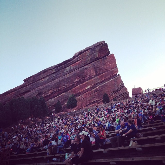 I'll never tire of coming to Red Rocks.