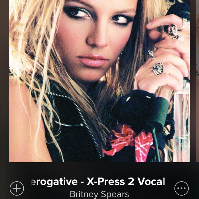 Re-familiarizing myself with the oeuvre of Ms. Spears before I see her live on Saturday.