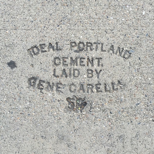 Hipster cement.