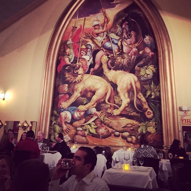 Dinner with @nseki and the Lord.