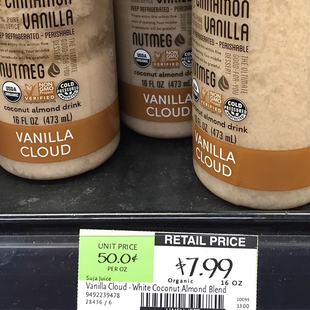 This natural/juice trend is getting absurd. $8/bottle! $64/gallon.