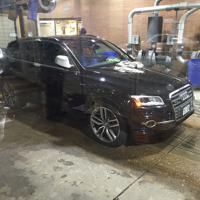 Getting him washed, twice in 3 days. Colorado hasn't been kind on clean cars lately.