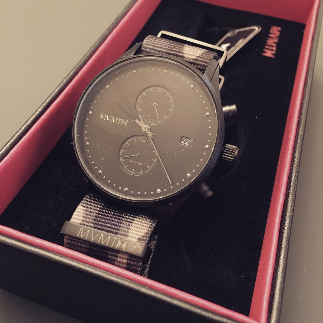 Decided to put away my Apple Watch and try an inexpensive mechanical by @mvmtwatches.