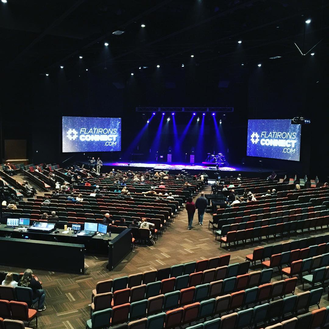 My first mega church.