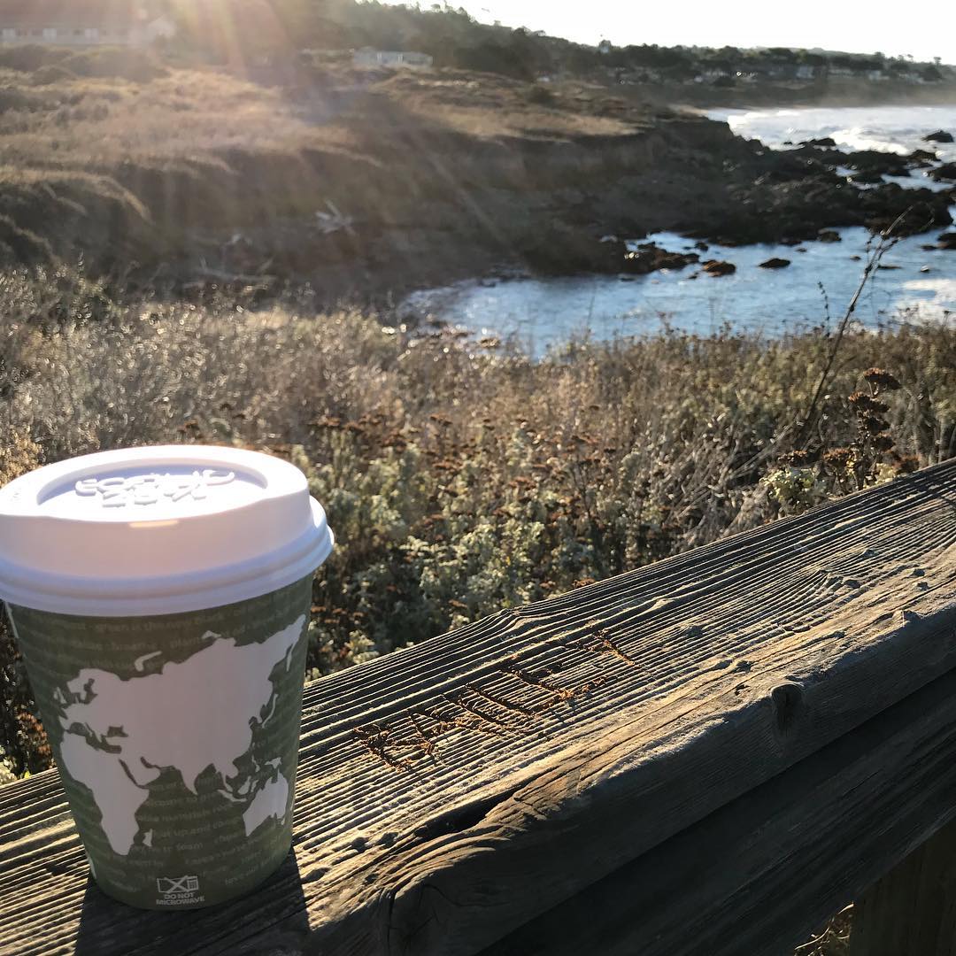 Randomly set my cup down here.