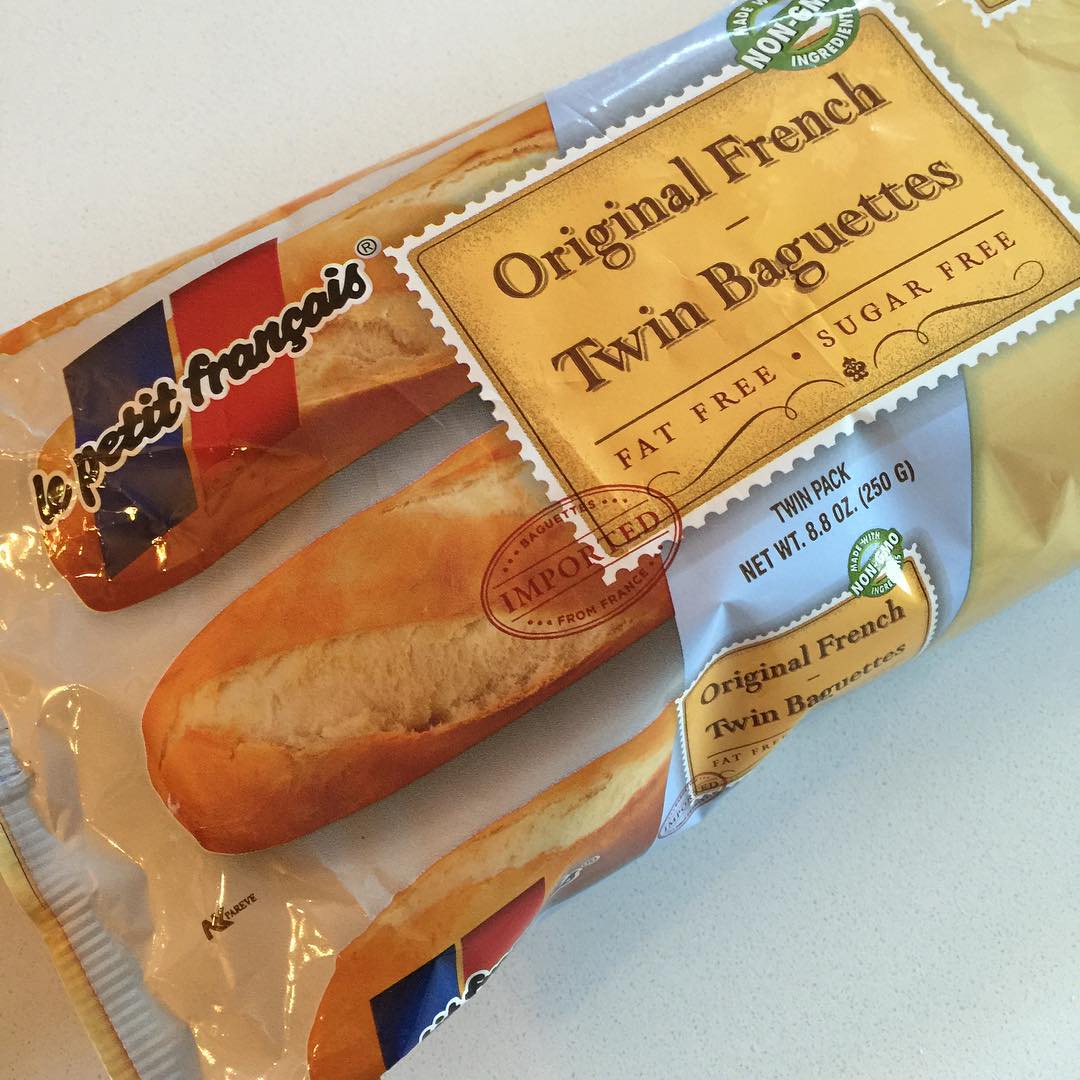 I should start a Tumblr of all the weird food left in my house by Airbnb guests. Why not just buy fresh baguettes?