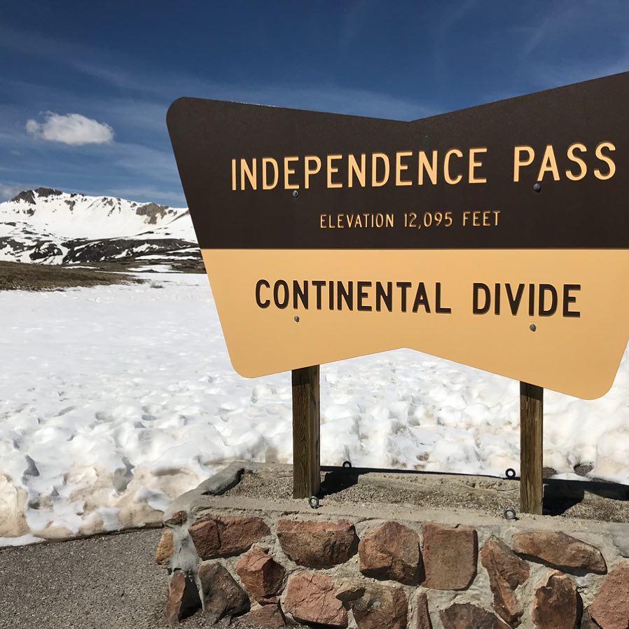 10.5 years living in Colorado and this was my first time to... ✅ drive over Independence Pass