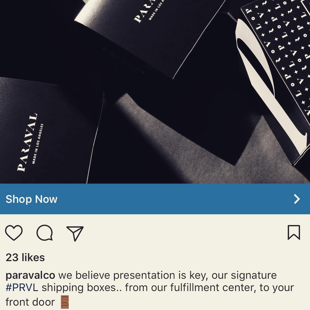 So so many bad Instagram ads these days. I'd say 3/4 ads I see have this problem -- they don't tell you what they're selling. In this example, does this company sell boxes (as pictured here)? Instagra