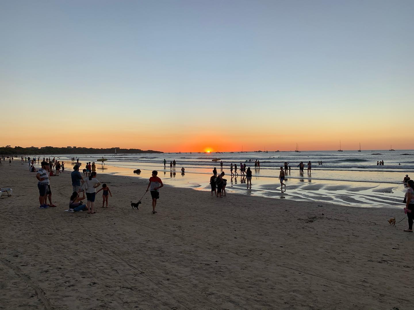 Grateful for sunsets and friends.