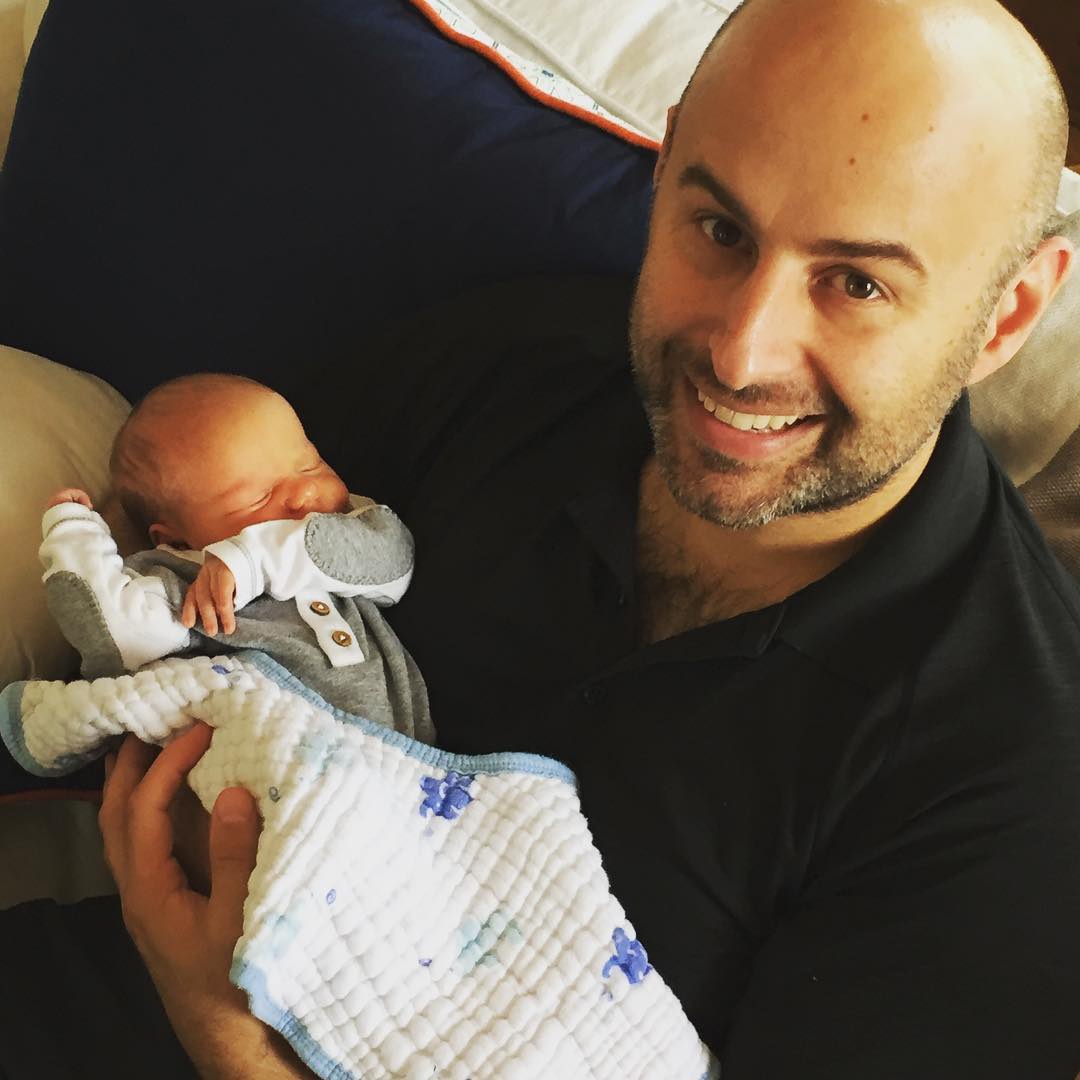 That new baby smell. (Meet Sam, everyone!)