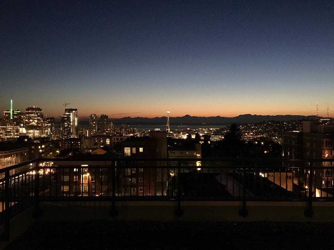 Seattle is stunning when you can see beyond a few feet. No filter.