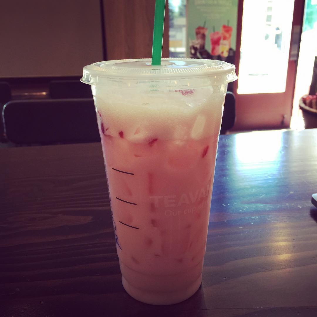 My first #pinkdrink #starbucks