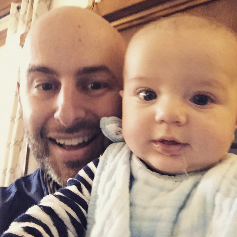 Sam's baptism weekend.