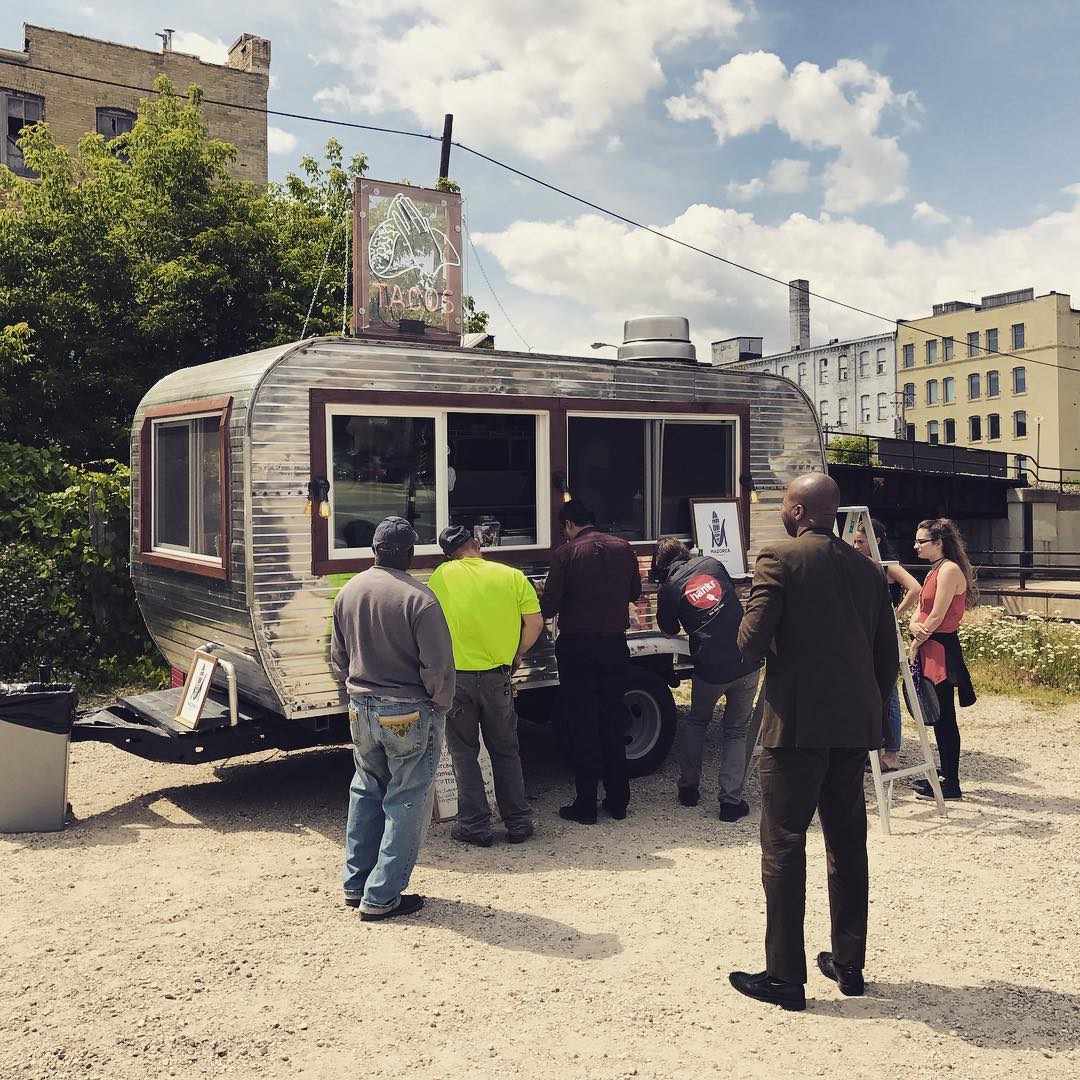 Who can pass up a taco truck?