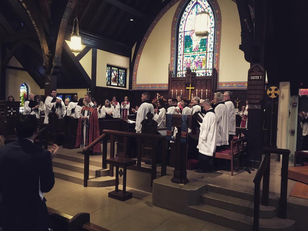 The installation of the 8th rector of All Souls.