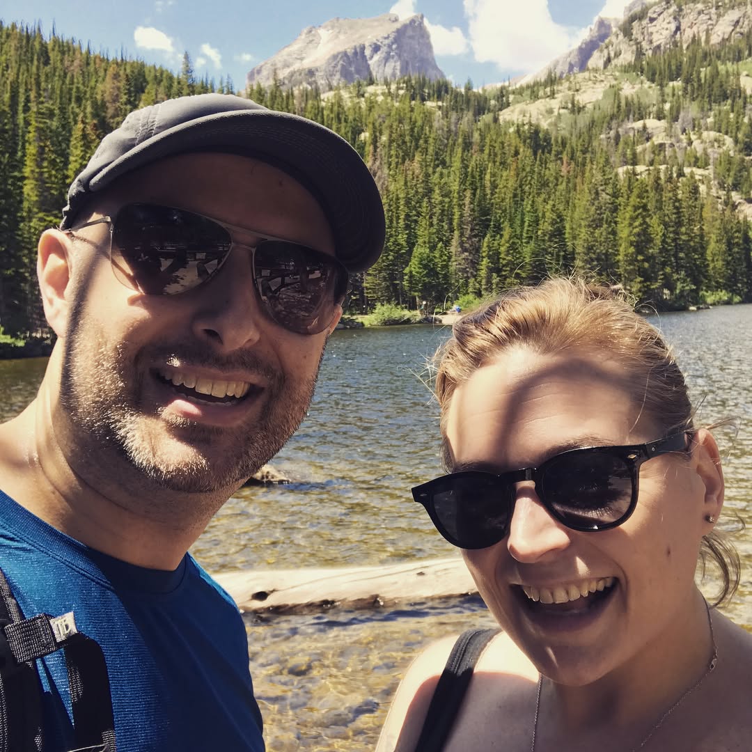 Beautiful day hiking #rmnp with @neverajessie!