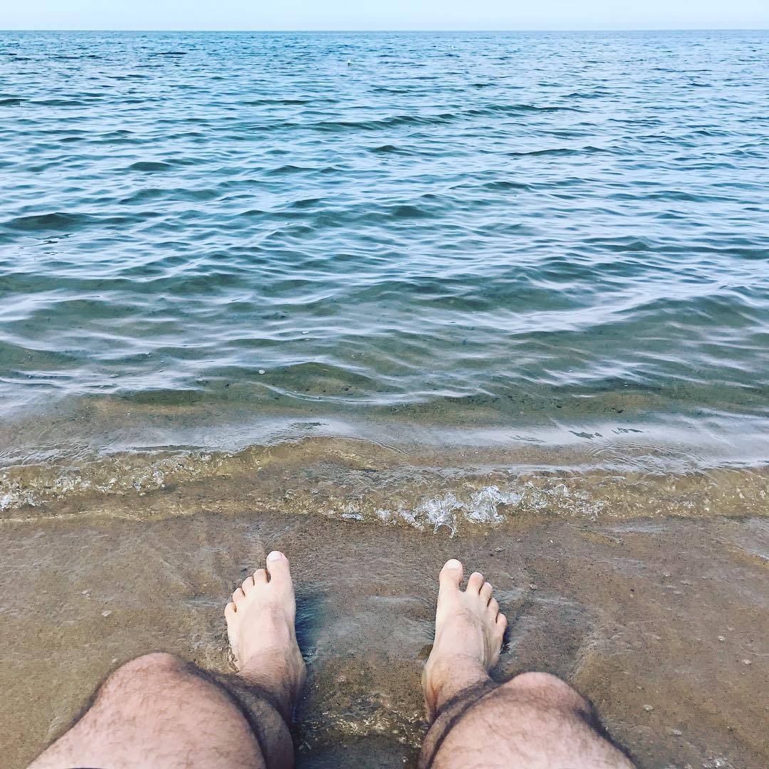 You can take the boy out of Lake Michigan but you can't take the Lake Michigan out of the boy. Or something like that. #puremichigan