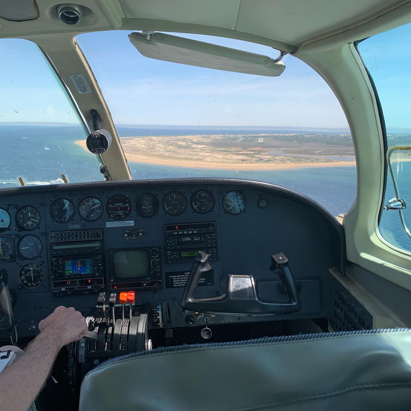 Had the flight all to myself! Hello, Ptown!