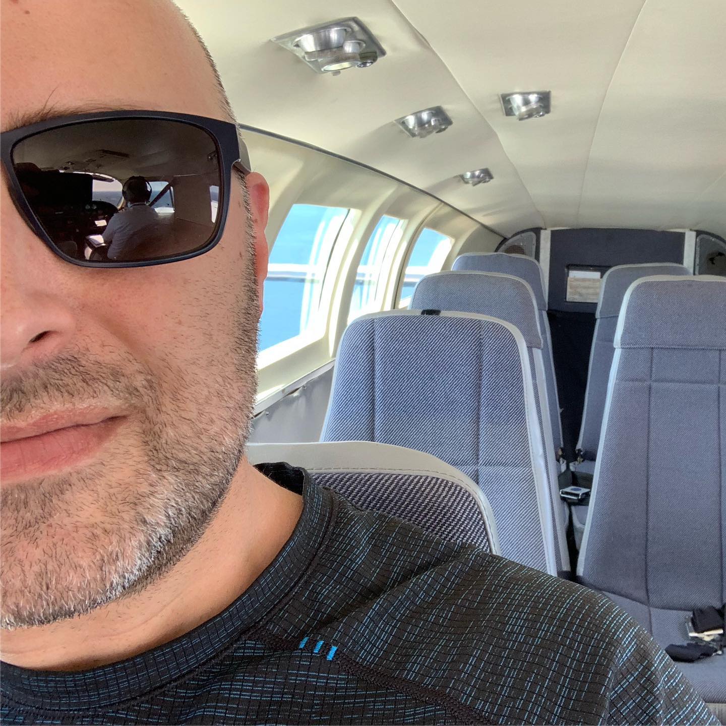 Had the flight all to myself! Hello, Ptown!